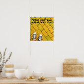 Volg je eigen Yellow Brick Road Poster (Keuken)