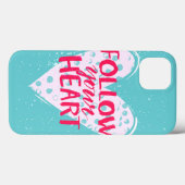 Volg je hart 2 Case-Mate iPhone case (Achterkant (horizontaal))