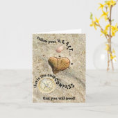 Volg je hart alleen kompas als je Kaart nodig hebt (Gele Bloem)