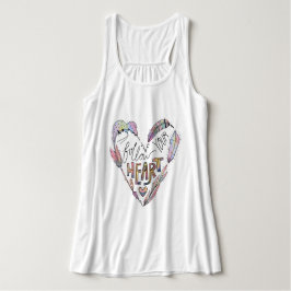 Volg je hart Bohemian stijl Tanktop