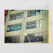 Volg je hart briefkaart (Voorkant)