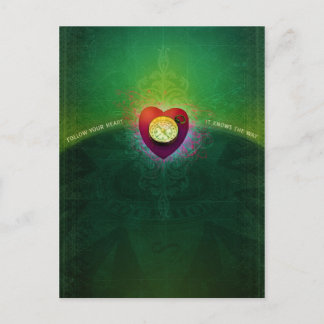 Volg je hart (Briefkaart) Briefkaart