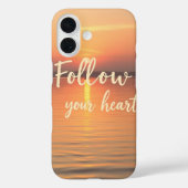 Volg je hart Case-Mate iPhone case (Achterkant)