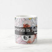 Volg je hart: citaten van geluk koffiemok (Center)