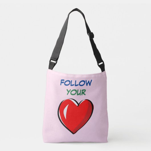 VOLG JE HART CROSSBODY TAS (Voorkant)