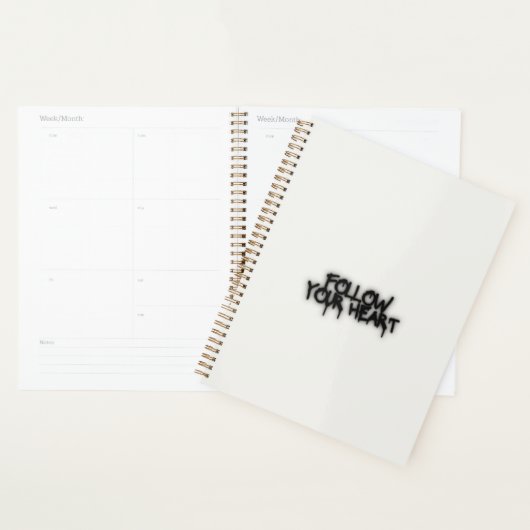 Volg je hart dagelijkse planner (Display)