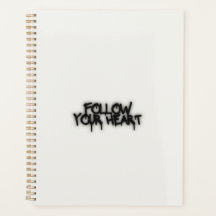 Volg je hart dagelijkse planner