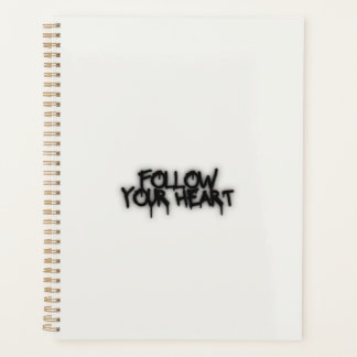 Volg je hart dagelijkse planner