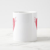 Volg je hart grote koffiekop (Voorkant)