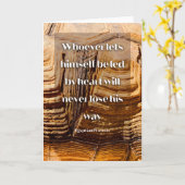 Volg je hart Inspirerend Egyptisch spreekwoord Kaart (Gele Bloem)