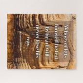 Volg je hart Inspirerend Egyptisch spreekwoord Legpuzzel (Horizontaal)