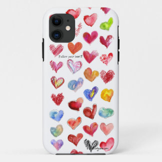 Volg je hart iphone 5 Universal Case-Mate iPhone Case