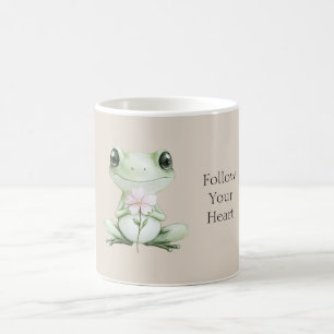 Volg Je Hart Kikker Koffiemok
