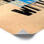 Volg je hart maar neem je brein mee poster (Hoek)