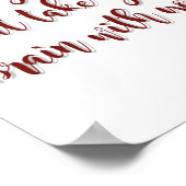 Volg je hart, maar neem je hart mee poster (Hoek)