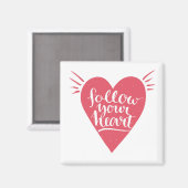 Volg je hart magneet (Voorkant / Achterkant)