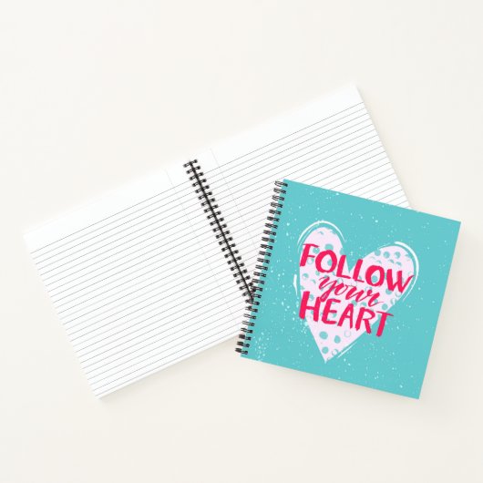 Volg je hart notitieboek (Binnen)