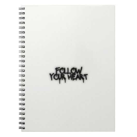 Volg Je Hart Notitieboek (Voorkant)
