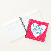 Volg je hart notitieboek (Binnen)