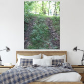 Volg je hart op de weg! canvas afdruk (Insitu (Slaapkamer))