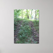 Volg je hart op de weg! canvas afdruk (Voorkant)