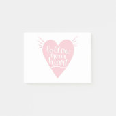 Volg je hart post-it® notes (Voorkant)