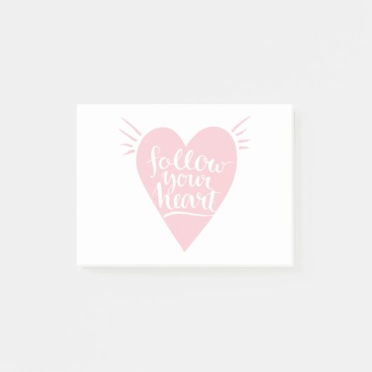 Volg je hart post-it® notes (Voorkant)