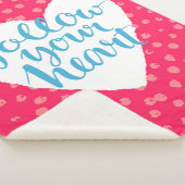 Volg je hart sherpa deken (3/4)