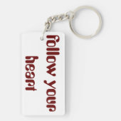 Volg je hart sleutelhanger (achterkant)