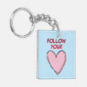 VOLG JE HART SLEUTELHANGER (Voorkant Links)