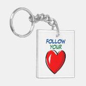 VOLG JE HART SLEUTELHANGER (Voorkant Links)