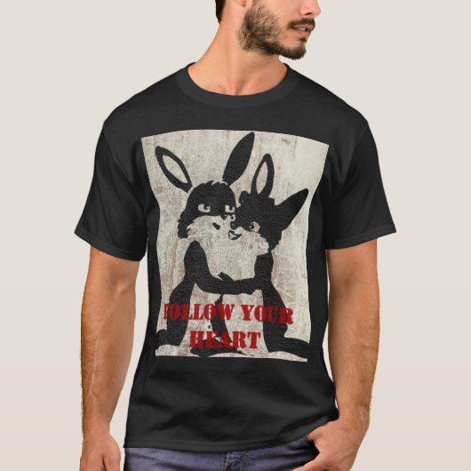 Volg je hart T-shirt (Voorkant)