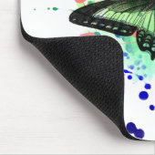 Volg je hart vlinderschilderspatbord muismat (Hoek)