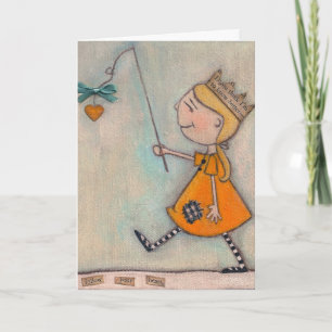 Volg je hart - Wenskaart Kaart