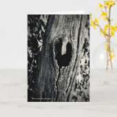 Volg je hart Wenskaart met citaat Kaart (Gele Bloem)