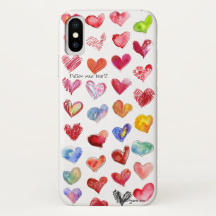 Volg je hart x universeel Case-Mate iPhone case