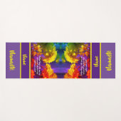 Volg je hartbloemen Inspirerend Yogamat (Voorkant (horizontaal))