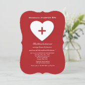 Volg je hartverpleegkundige Afstuderen Inv. Kaart (Staand voorkant)