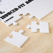 Volg je in het leven het geïnduceerde model? legpuzzel (Zijkant)