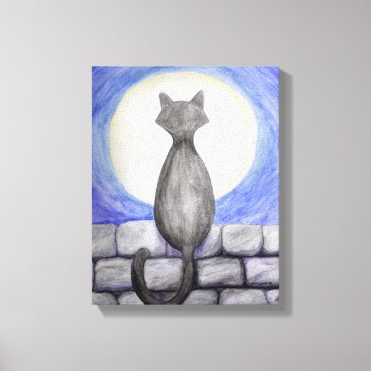 Volg je intuïtie verpakt canvas afdruk (Voorkant)