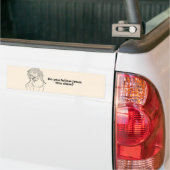 Volg je Jezus zo dichtbij? Grappige bumper Bumpersticker (Op Truck)