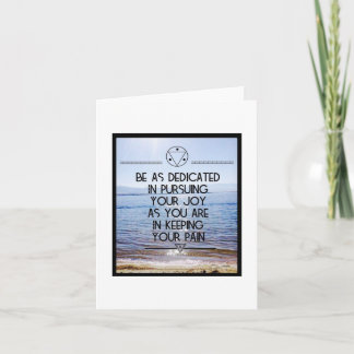 Volg je Joy Note-Kaart - Blank Inside Kaart