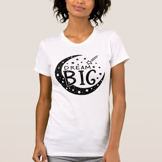 Volg je komeet: Big Dreams Sky T-shirt (Voorkant)
