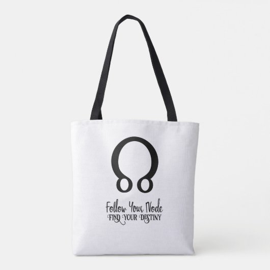 Volg je node om je doelgerichte astrologie te vind tote bag (Achterkant)