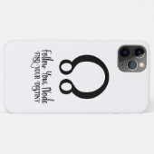 Volg Je Node Vind Je Bestemming Astrologie Case-Mate iPhone Case (Achterkant (horizontaal))