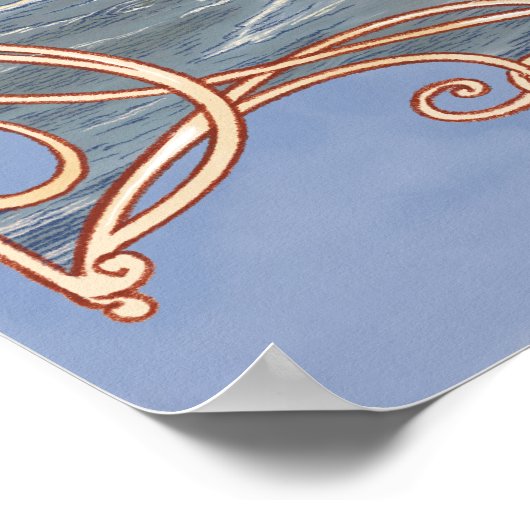 Volg je oprechte Poisson Poster (Hoek)