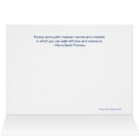 Volg je pad: Plum Island, MA (Binnen Horizontaal (Boven))