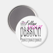 Volg je passie magneet (Voorkant / Achterkant)