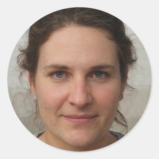 Volg je passies ronde sticker (Voorkant)