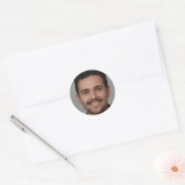 Volg je passies ronde sticker (Envelop)